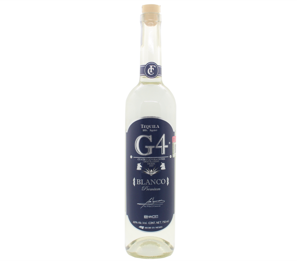 Tequila G4 Blanco Santos Licores