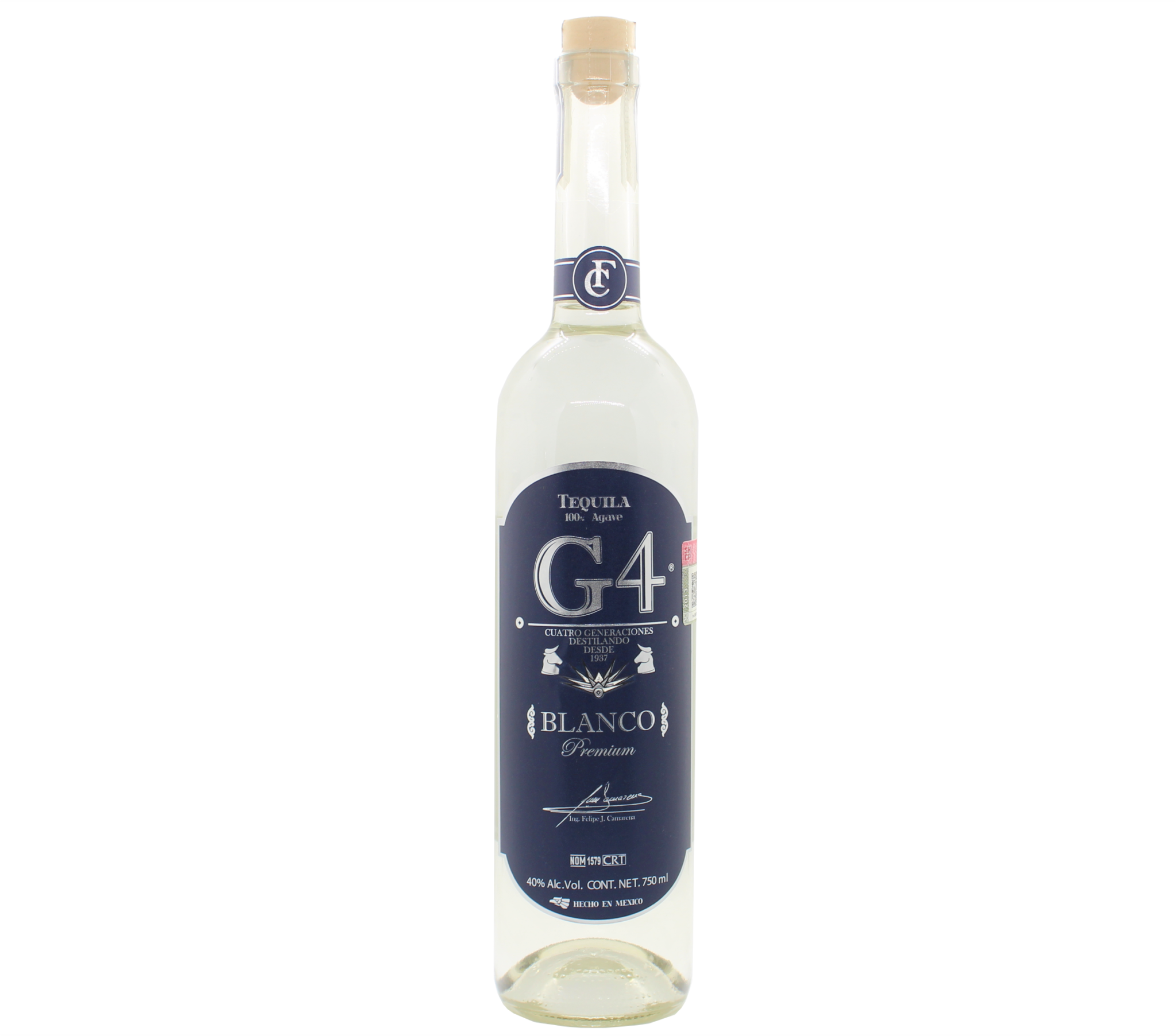 Tequila G4 Blanco Santos Licores